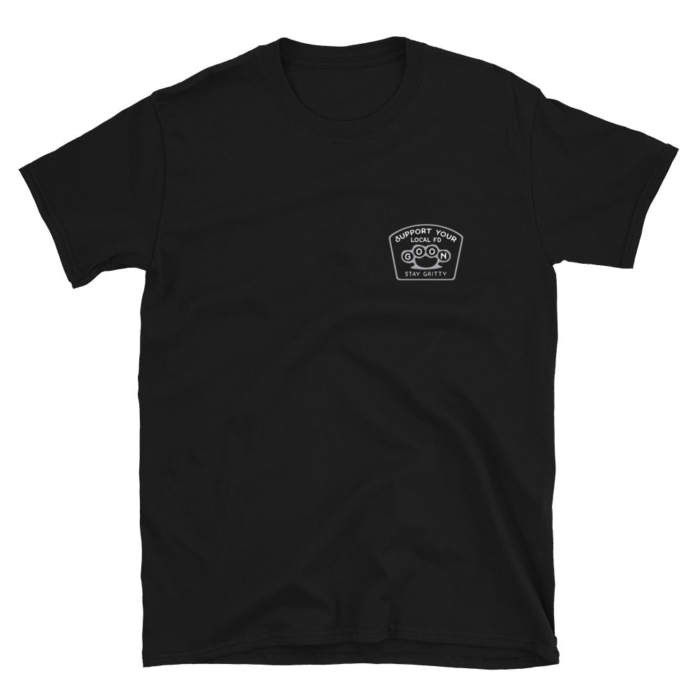 Support Your local Firefighter Goon Short-Sleeve Unisex T-Shirt