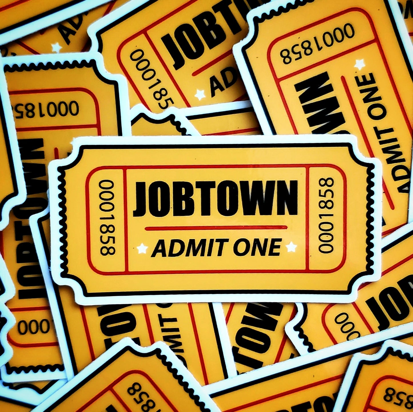 Tickets to Jobtown | Firefighter Sticker