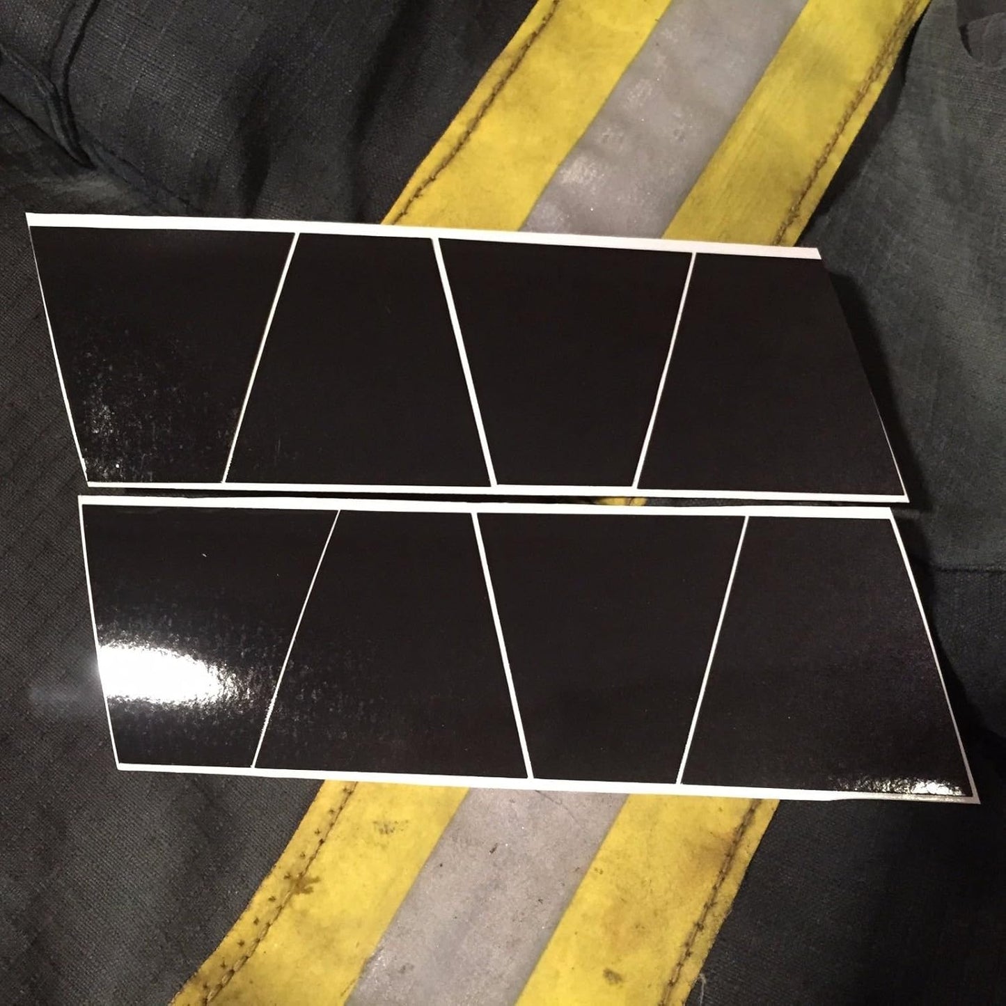 High Reflective 3M Tetrahedrons Fire Helmet Sticker Decal