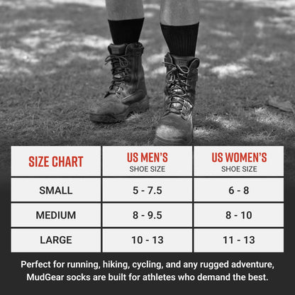 MudGear Ruck Sock (All Black)