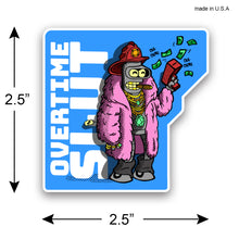Load image into Gallery viewer, Overtime Firefighter Sticker