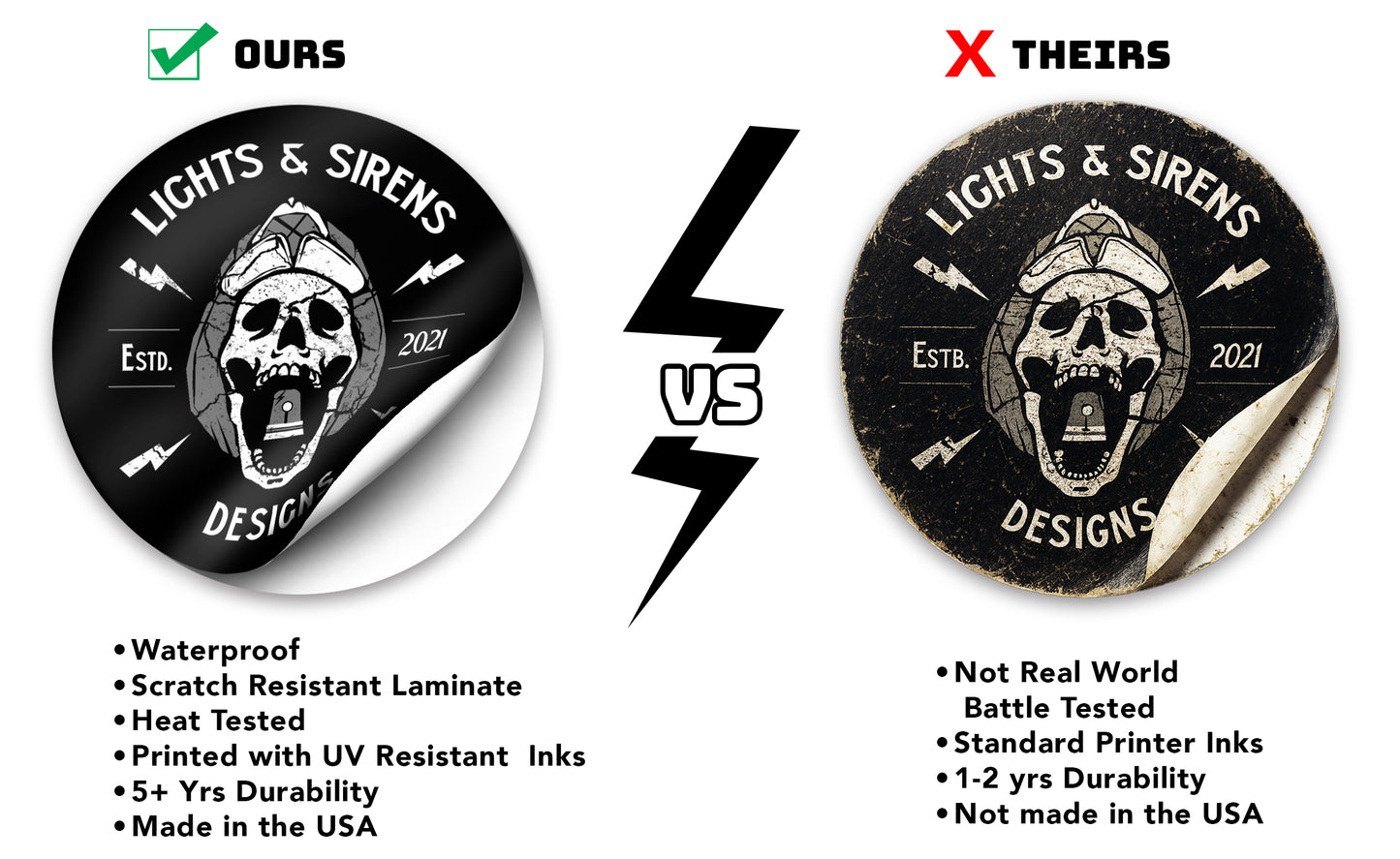 Truck Tillerman 3 Pack Firefighter Helmet Sticker