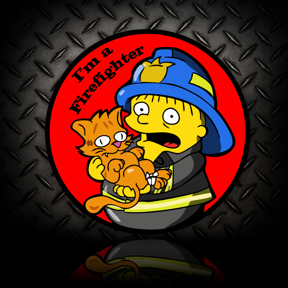 I'm a Firefighter funny Rescue making grabs Sticker