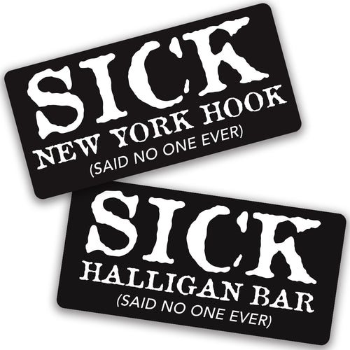 SICK Halligan and New York Hook Firefighter Sticker