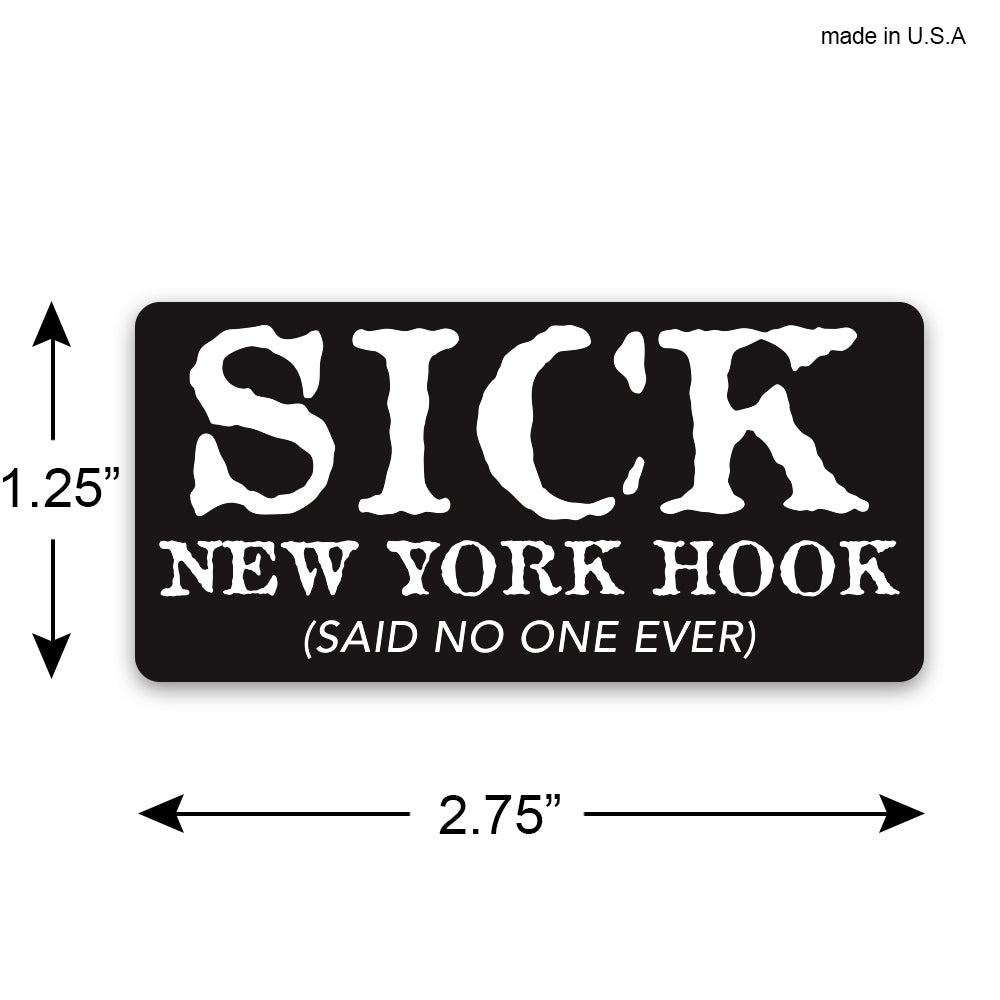 SICK Halligan and New York Hook Firefighter Sticker