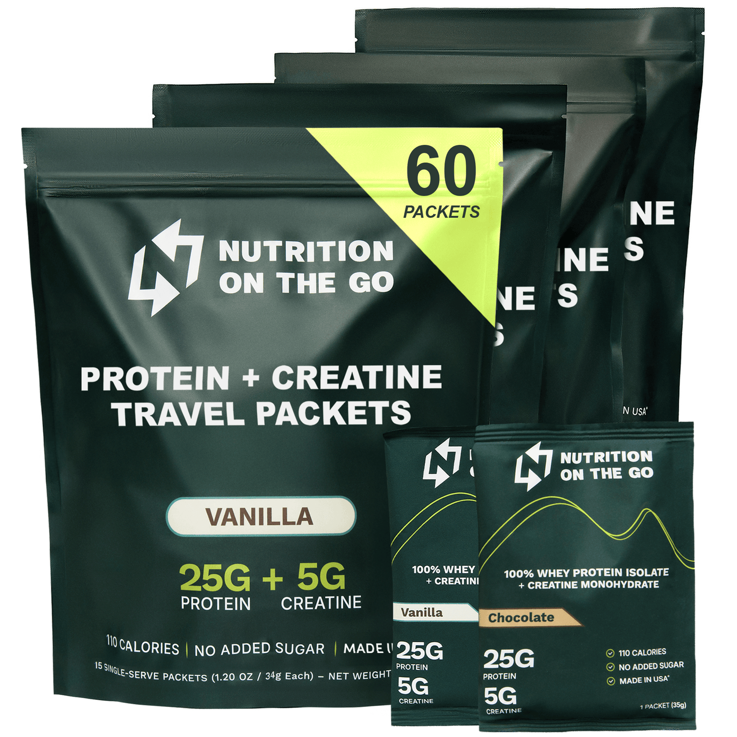 Whey Protein Isolate with Creatine | Single-Serve Packets