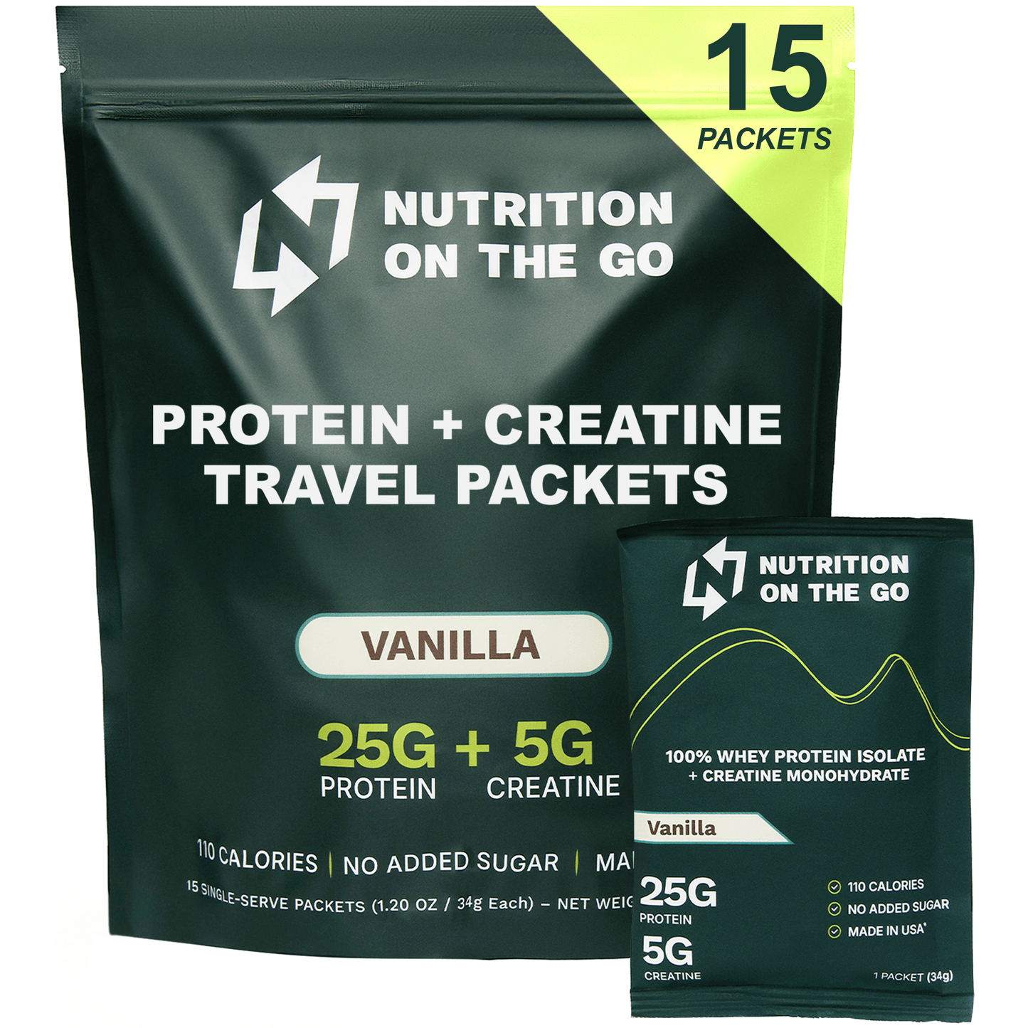 Whey Protein Isolate with Creatine | Single-Serve Packets
