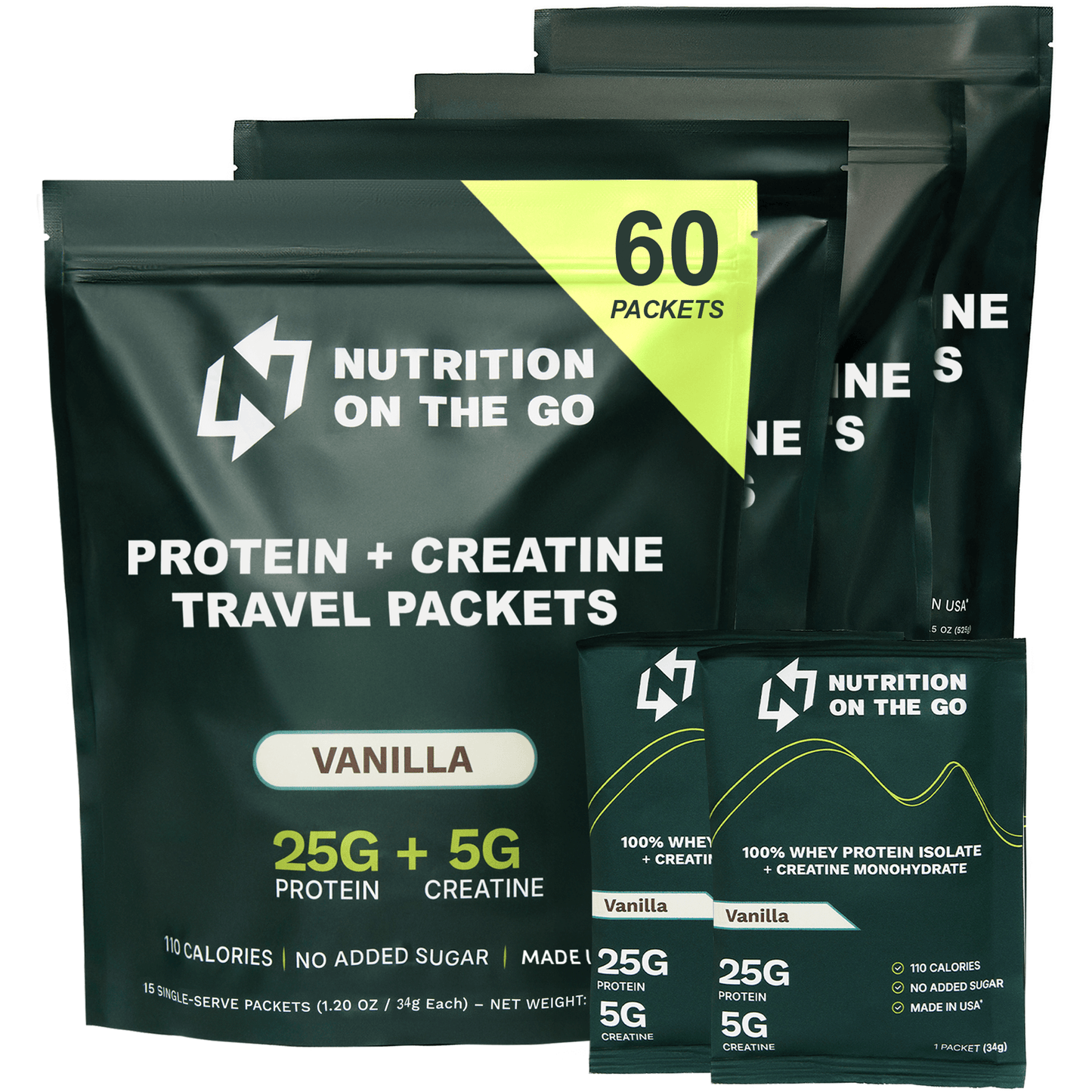 Whey Protein Isolate with Creatine | Single-Serve Packets