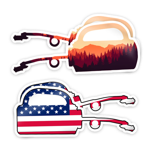 Wildland Drip Torch Firefighter USA sticker