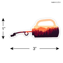 Load image into Gallery viewer, Wildland Drip Torch Firefighter USA sticker