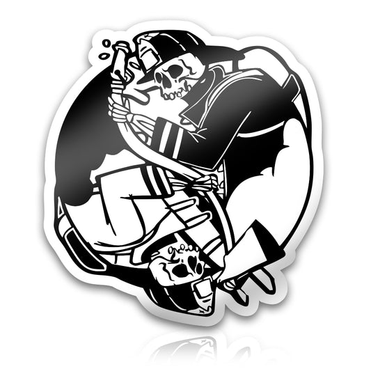 firefighter helmet sticker. Truck and Engine. Hose and Axe