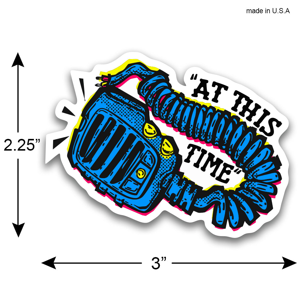 firefighter radio sticker