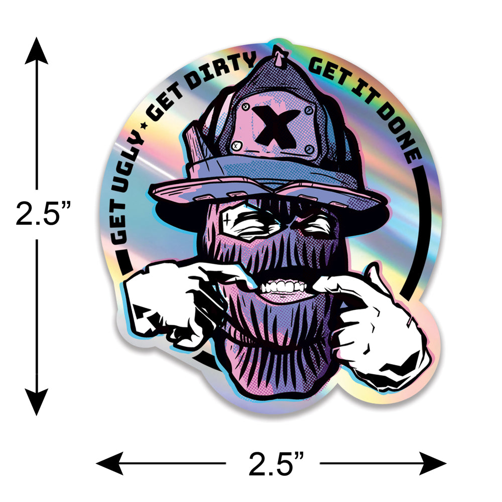 firefighter helmet sticker