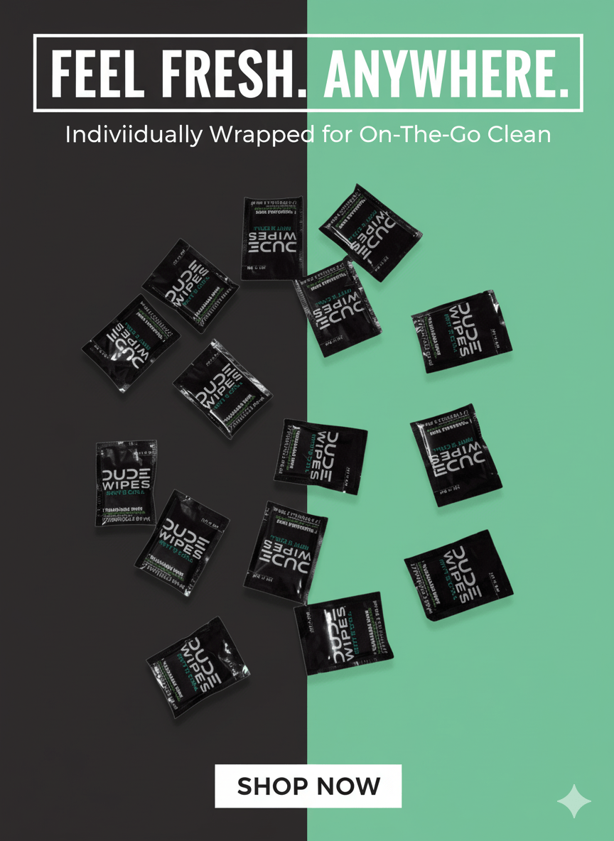 DUDE Wipes XL Flushable Wipes – Fragrance Free, Hypoallergenic Adult Wipes (400 CT / 480 CT)
