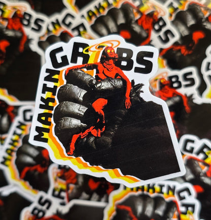 King Kong Make the Grab Firefighter Sticker