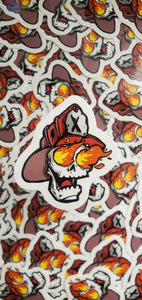 Firefighter skull fire