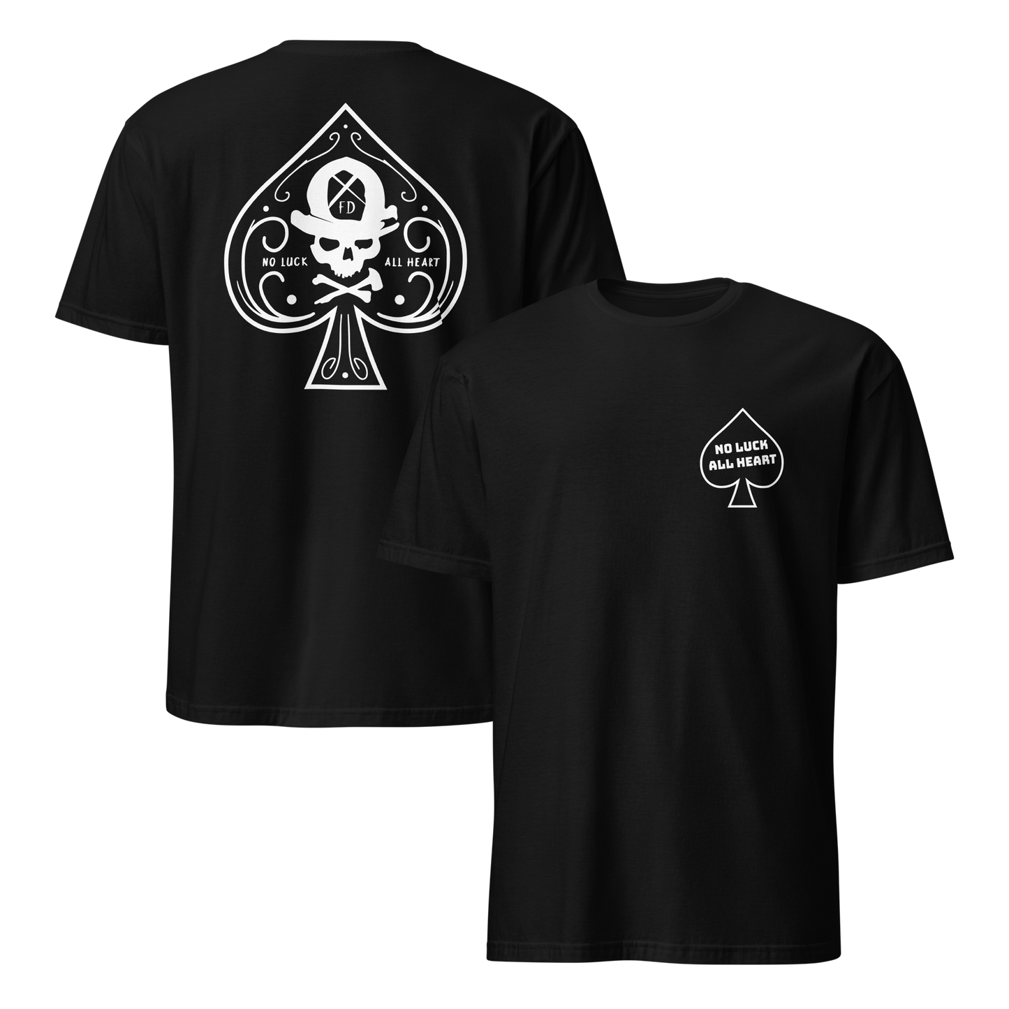 Spade "No Luck-All Heart Short-Sleeve Unisex T-Shirt