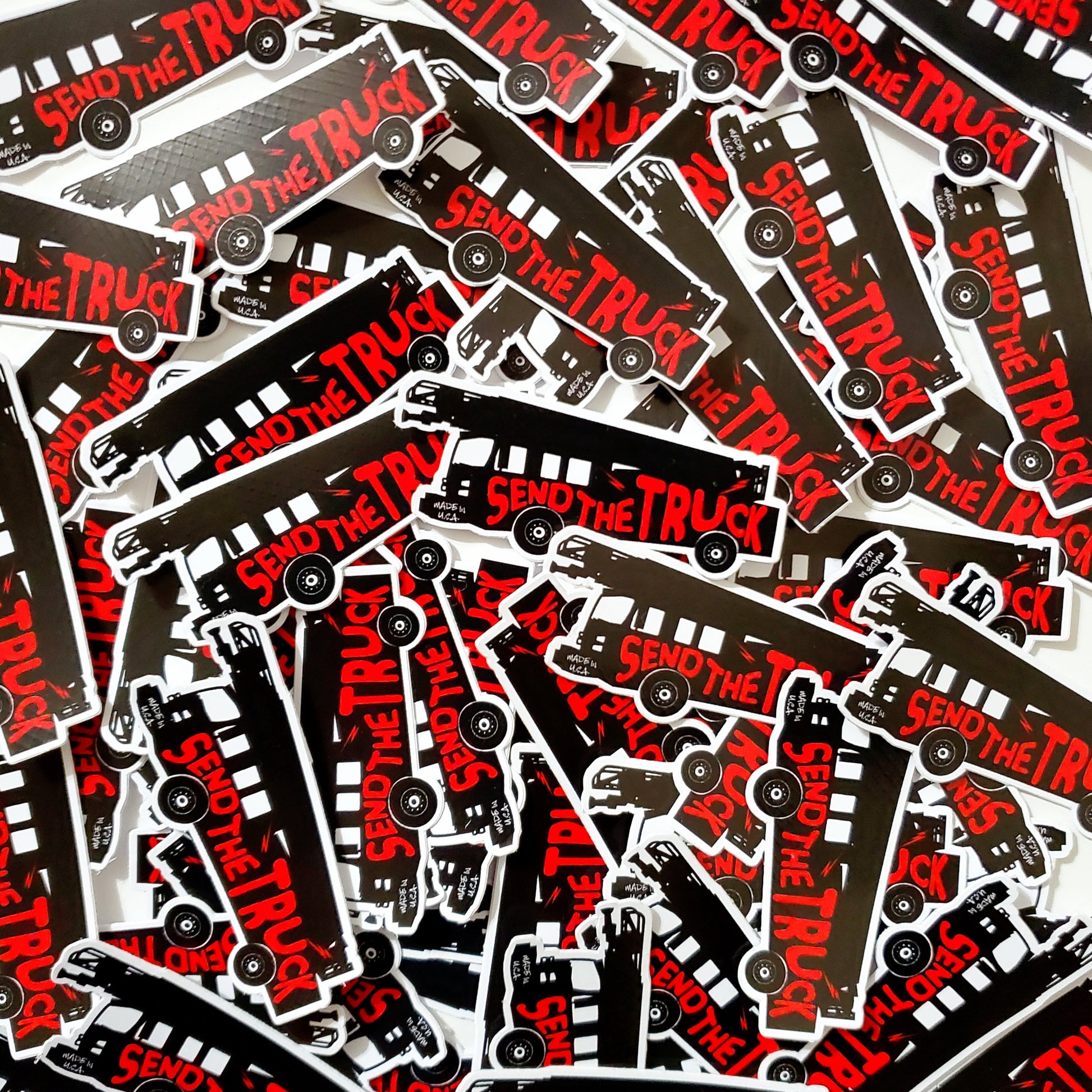 firefighter helmet truck sticker