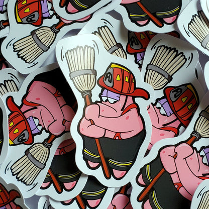 Rookie Probie Patrick Firefighter Sticker Decal