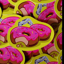 Load image into Gallery viewer, Donut Cop Police Handcuffs Sticker Decal