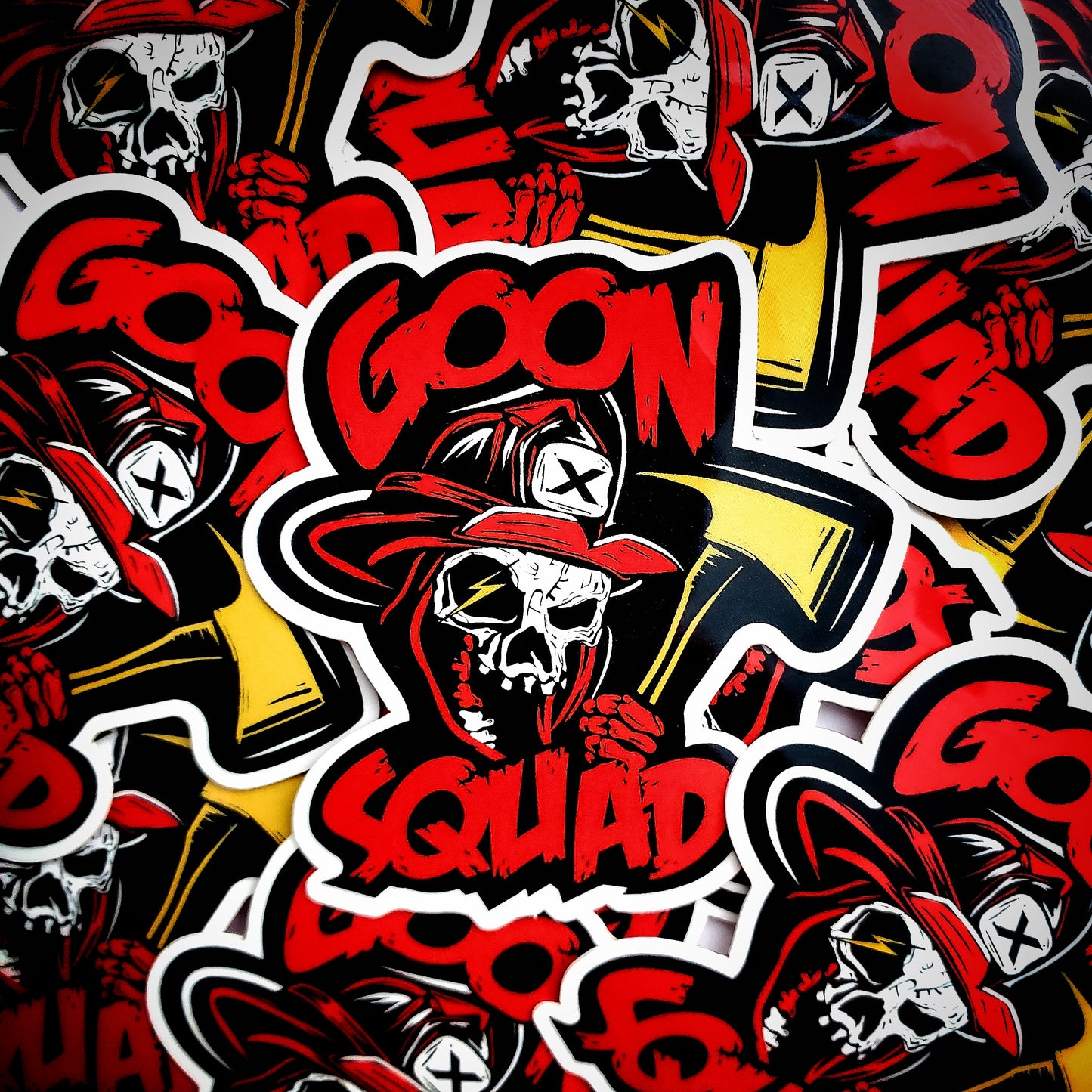 Goon Squad Firefighter Skull Sticker