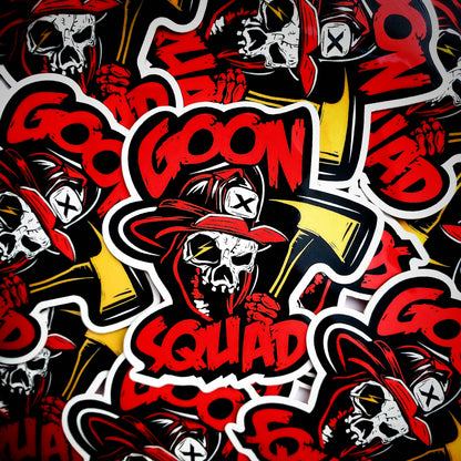 Goon Squad Firefighter Skull Sticker