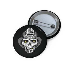 Keep Going (Skull) Pin | Button