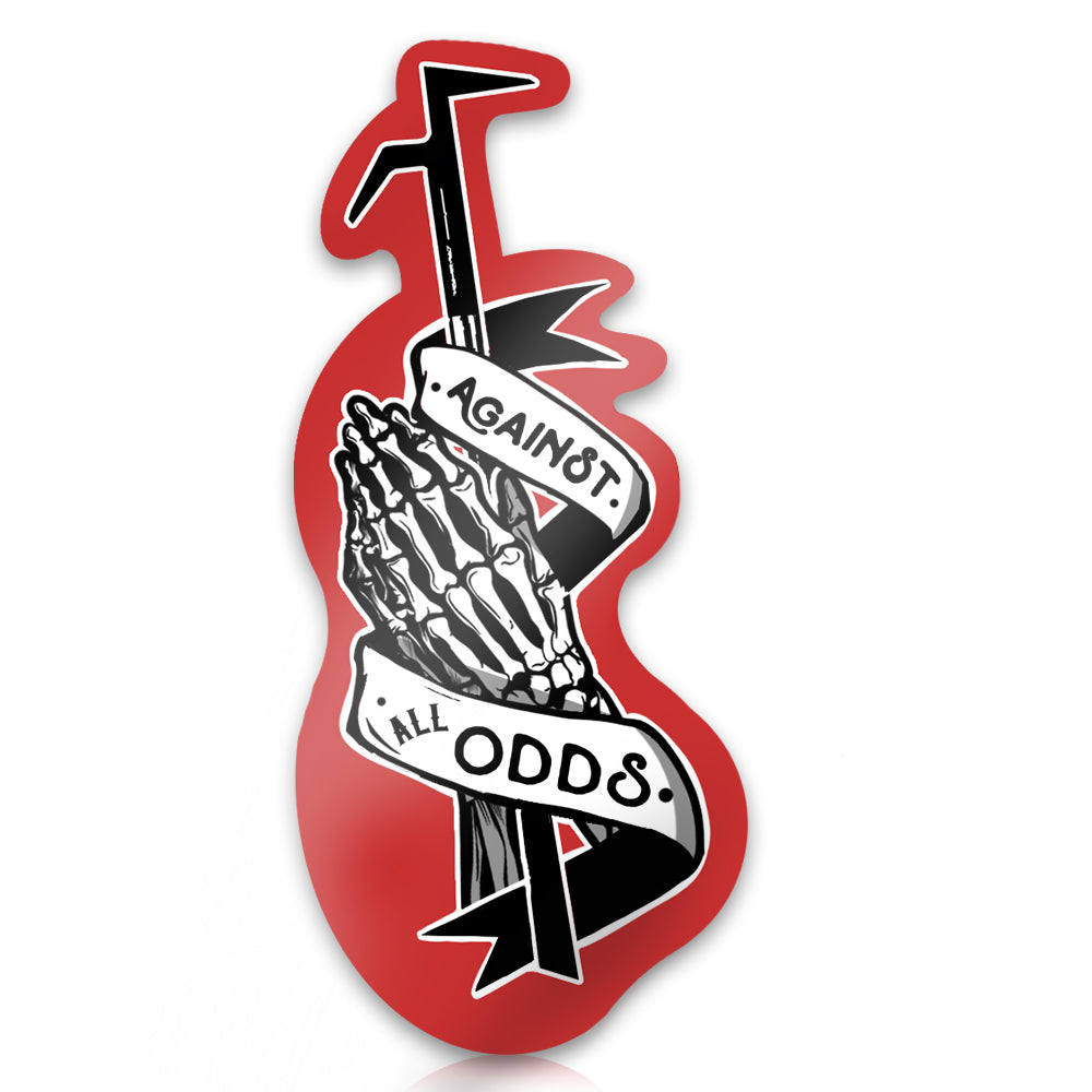 Against All Odds Firefighter Hook | Firefighter Sticker