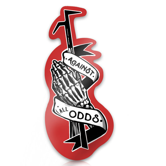 Against All Odds Firefighter Hook | Firefighter Sticker