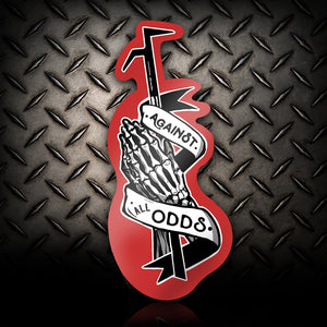 Against All Odds Firefighter Hook | Firefighter Sticker
