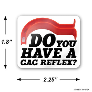 OPA Gag Reflex Emt Paramedic Sticker Decal