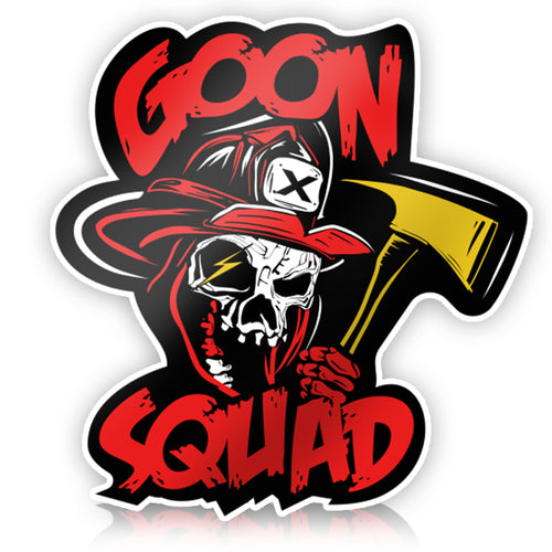 Goon Squad Firefighter Skull Sticker