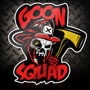 Goon Squad Firefighter Skull Sticker