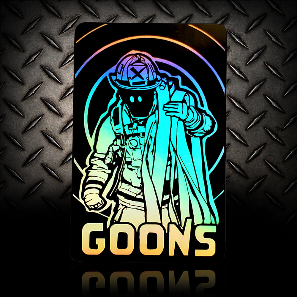 Holographic Goons Hose Firefighter Sticker