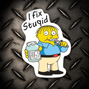 I Fix Stupid | Emt Medic Sticker