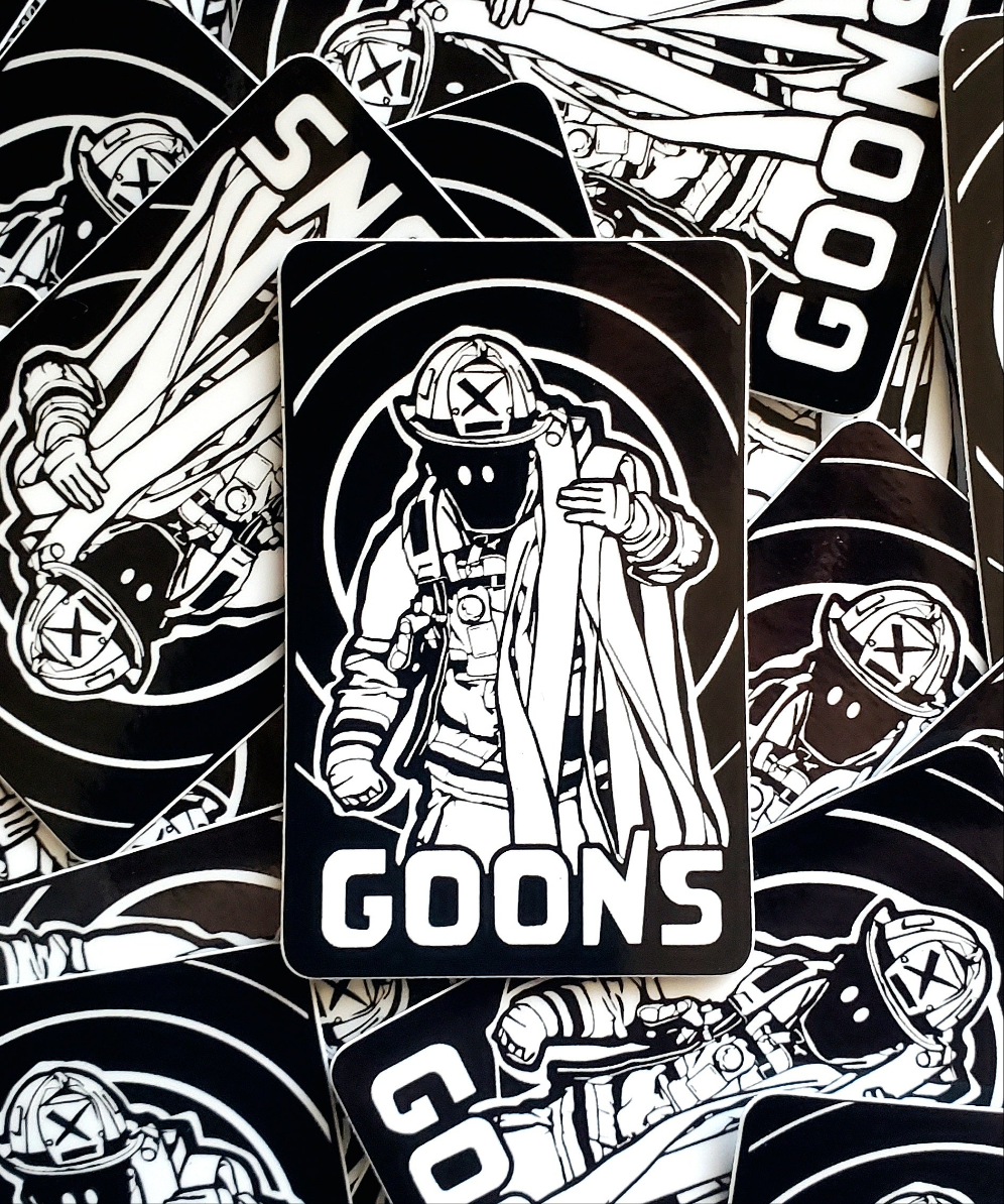 Goons Hose Firefighter Sticker