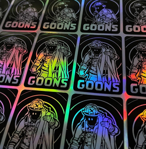 Holographic Goons Hose Firefighter Sticker
