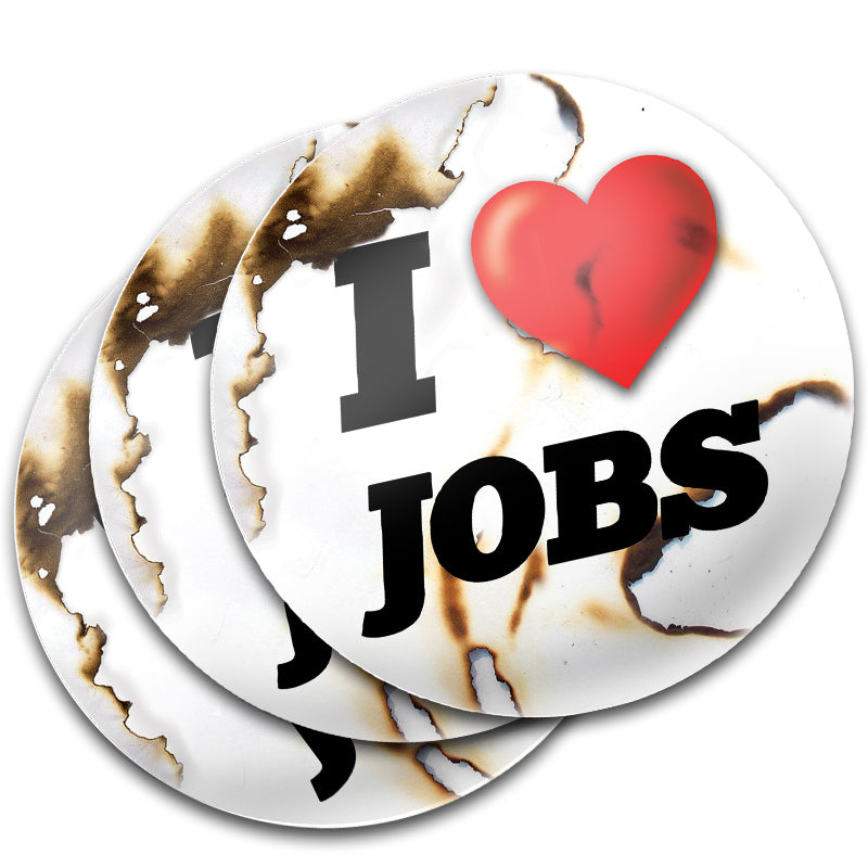 Job Town Firefighter first responder helmet car laptop sticker decal