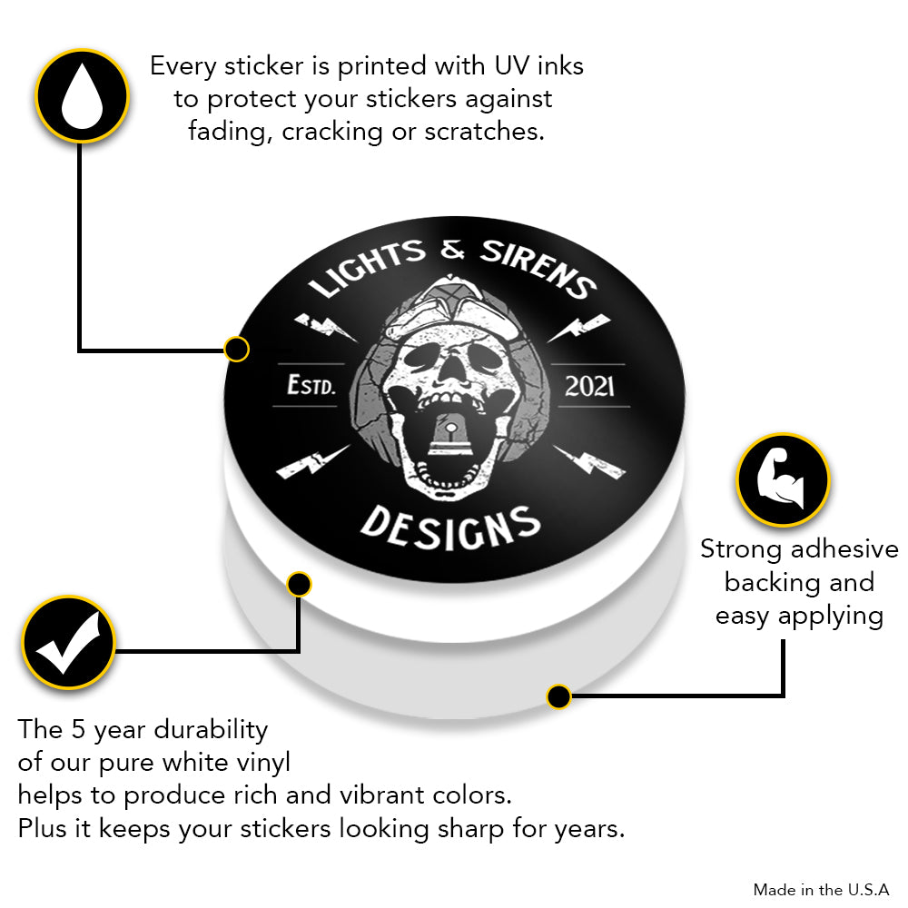 Support Your Local FD Goon Firefighter Sticker