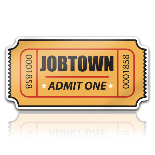 Tickets to Jobtown | Firefighter Sticker