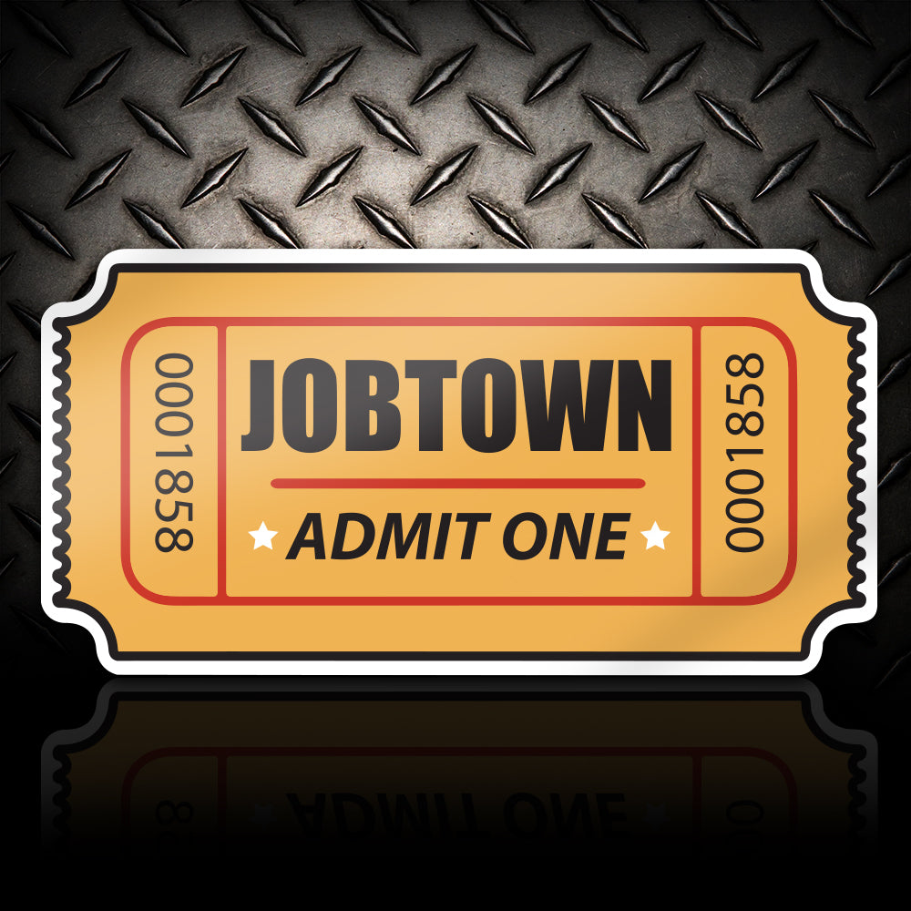 Tickets to Jobtown | Firefighter Sticker