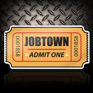 Tickets to Jobtown | Firefighter Sticker