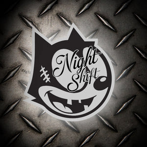 Night Shift Felix the Cat | Firefighter Emt Medic Sticker