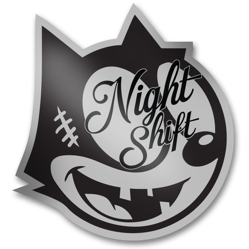 Night Shift Felix the Cat | Firefighter Emt Medic Sticker