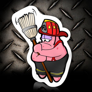 Rookie Probie Patrick Firefighter Sticker Decal