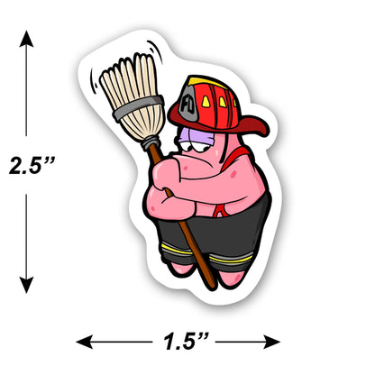 Rookie Probie Patrick Firefighter Sticker Decal