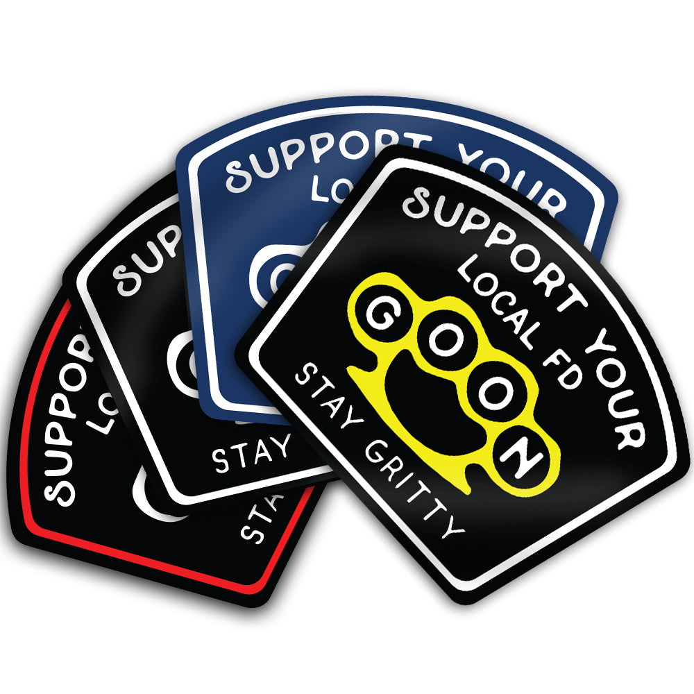 Support Your Local FD Goon Firefighter Sticker | one of kind designs ...