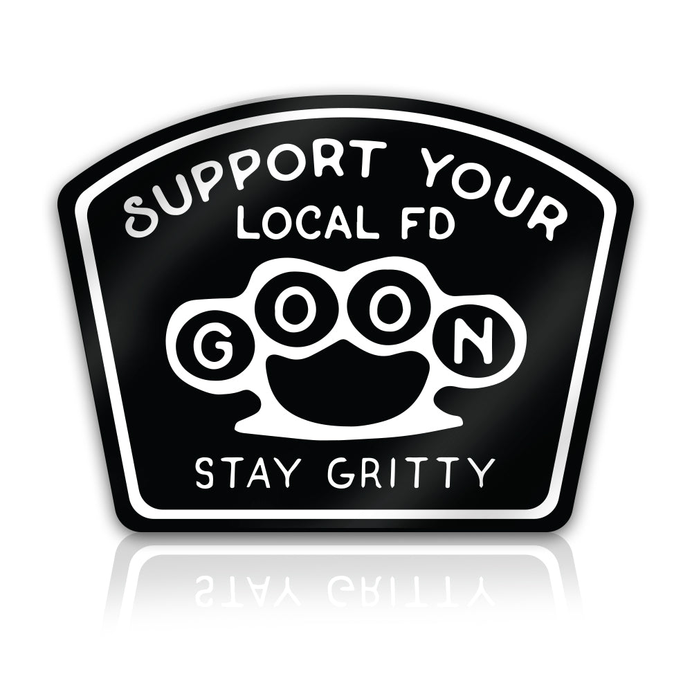 Support Your Local FD Goon Firefighter Sticker | one of kind designs ...