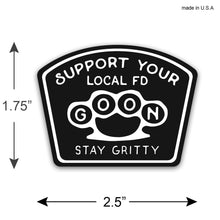 Load image into Gallery viewer, Goon 4Pack Firefighter Sticker