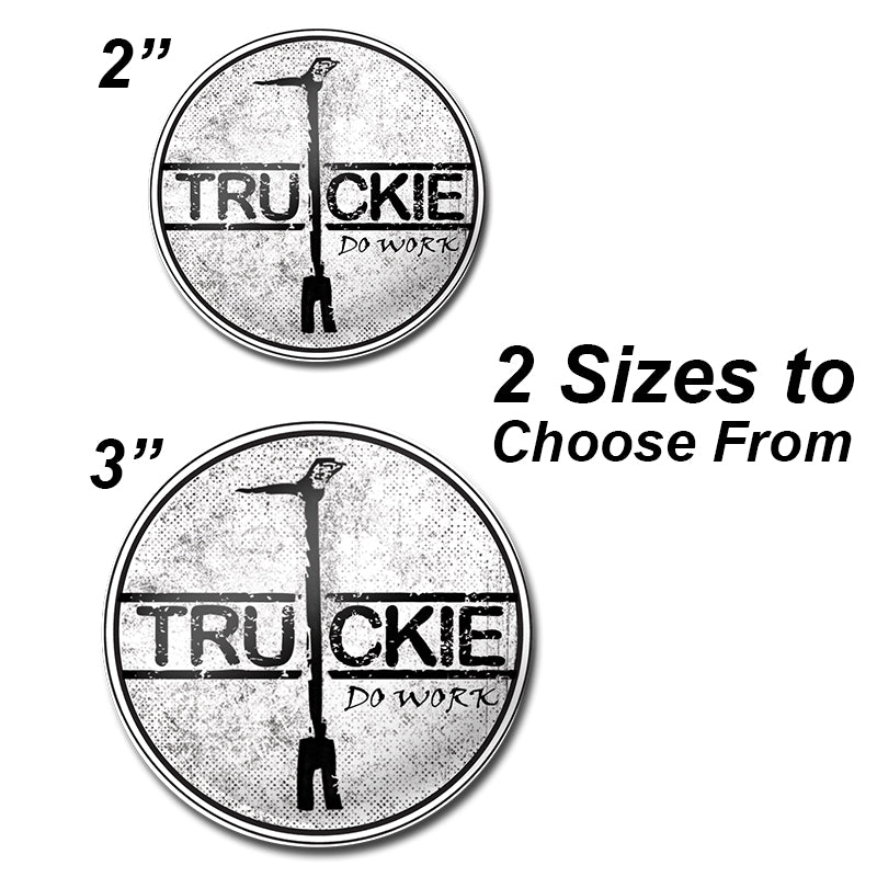 Truckie Firefighter Sticker